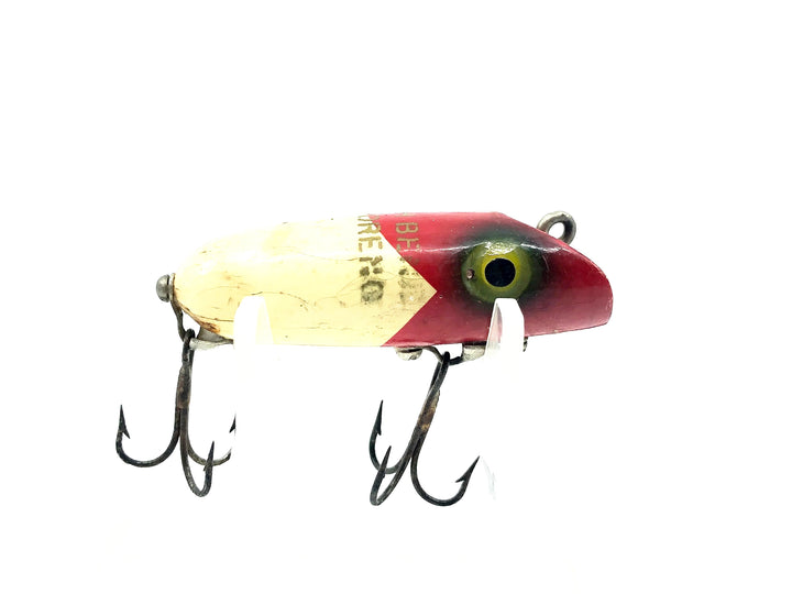 South Bend Spin-Oreno, RW White/Red Head Color
