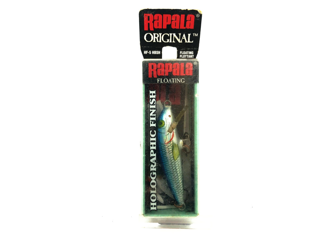 Rapala Holographic Floating HF05-HBSH, Holographic Blue Shad Color with Box