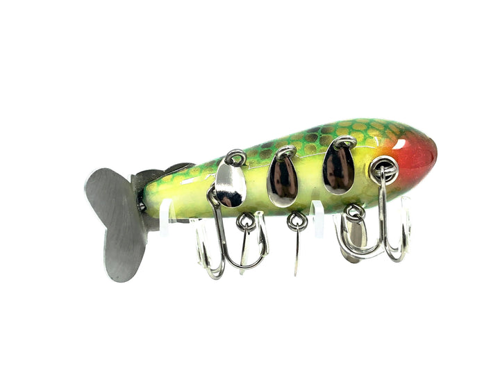 Musky Dan (XXX Lures) Crawdad, Green Craw Color w/COA