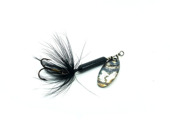 Worden's Rooster Tail 1/4oz, Black Scale Minnow Color
