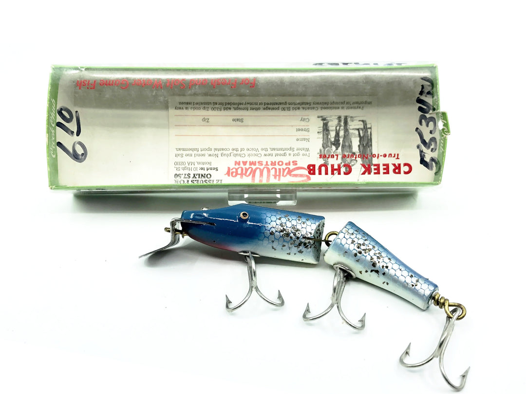 Creek Chub Jointed Snook Pikie 5500, Blue Flash Color 5534 with Box
