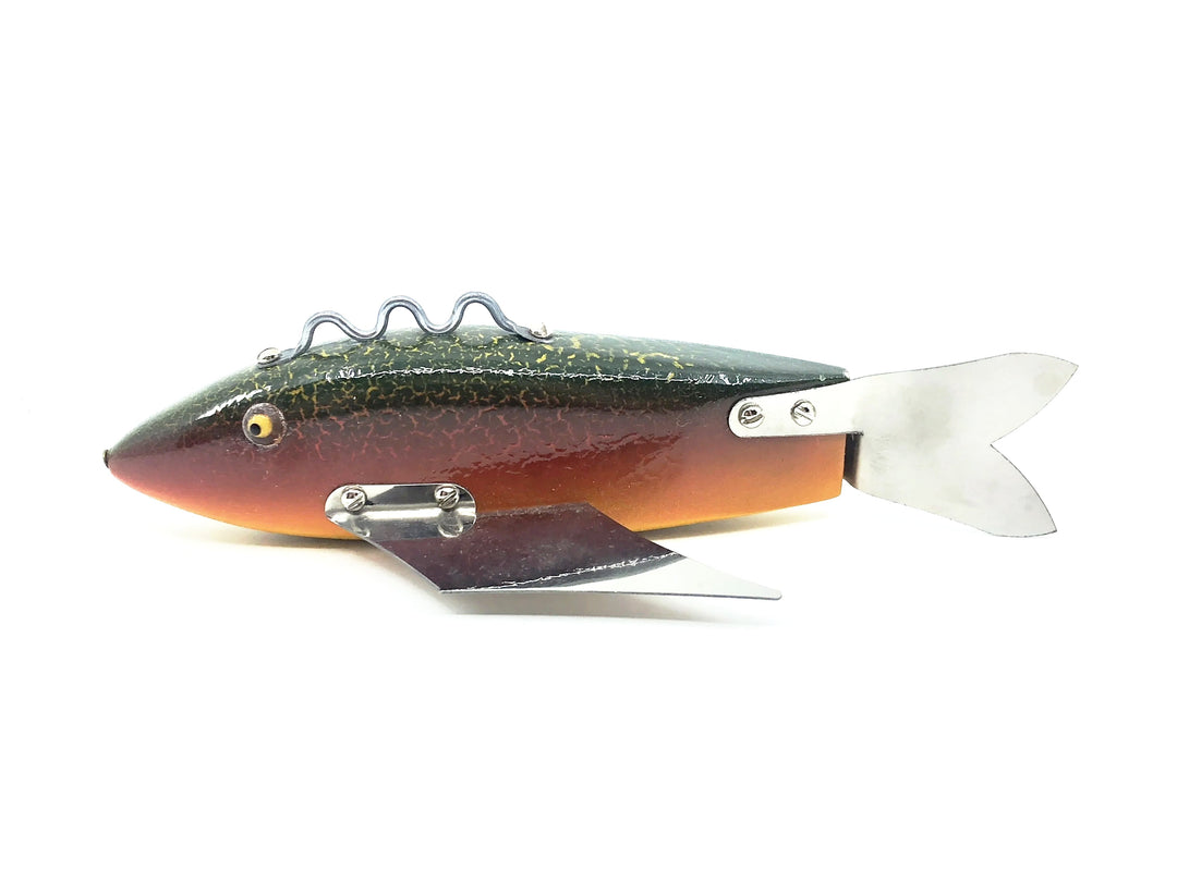 Tom Christenson Heddon Batwing Decoy, Rainbow/Green Crackleback, 2003