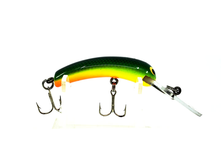 Bagley Diving Smoo #2 H69, Hot Green on Chartreuse Color