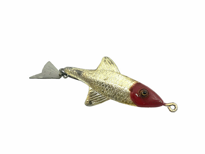 Arbogast Tin Liz Glass Eye, Red/Gold Color