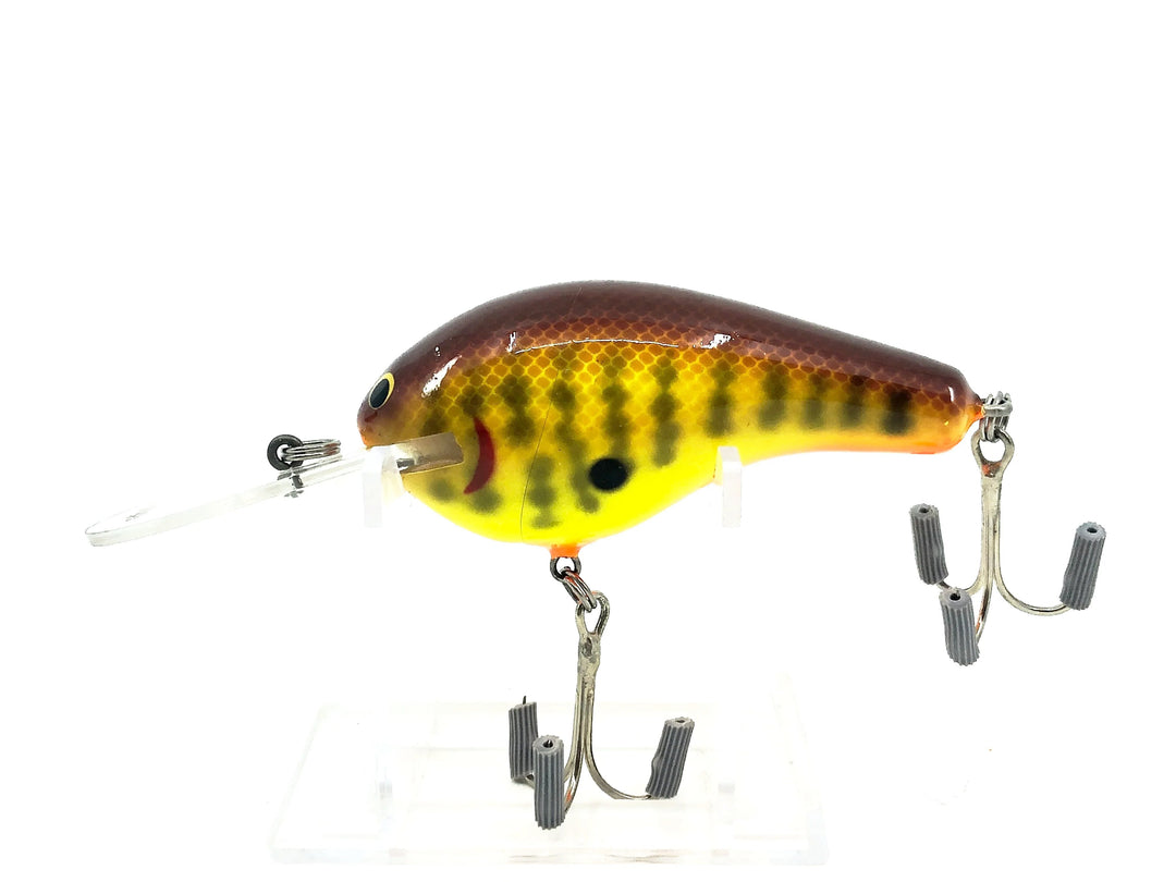Bagley Diving B3 DB3-DC9, Dark Crayfish on Chartreuse Color