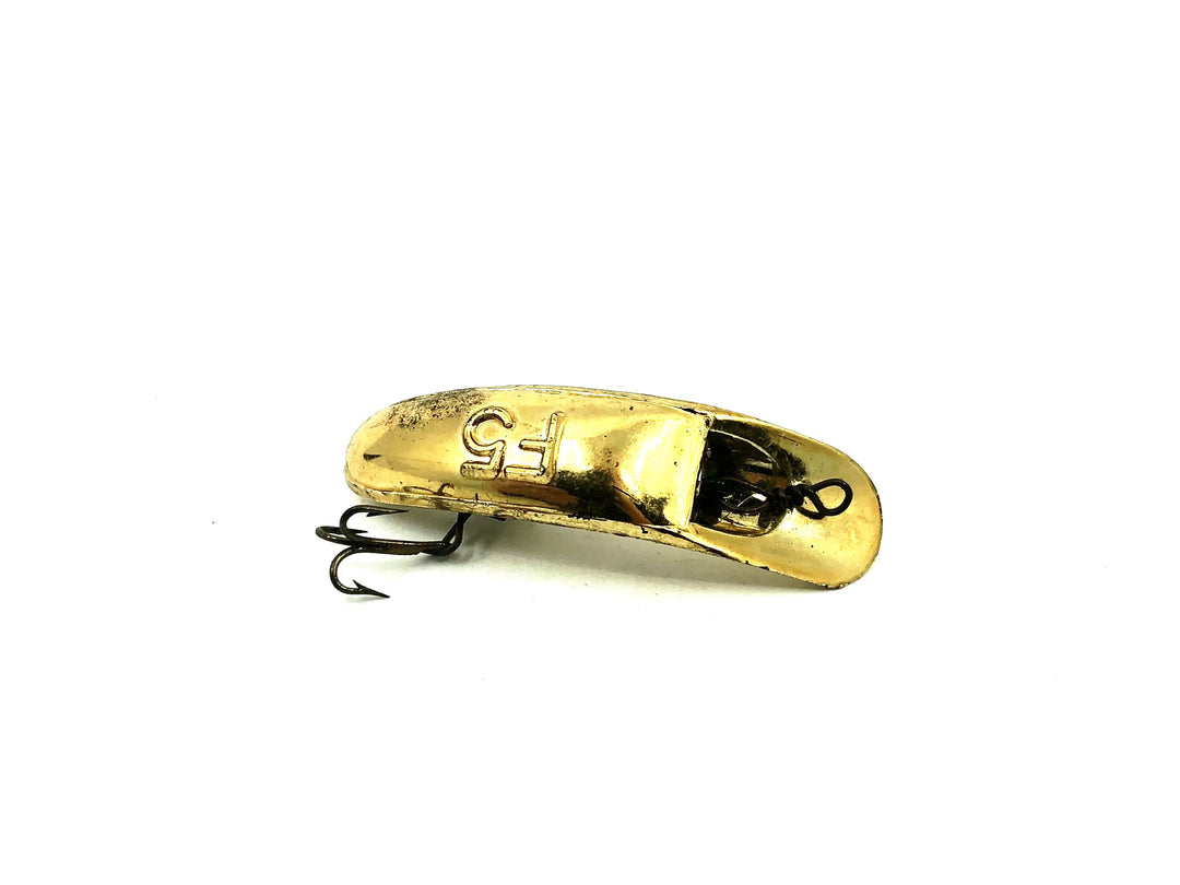 Helin Flatfish F5, GPL Gold Plated Color - Vintage plastic version