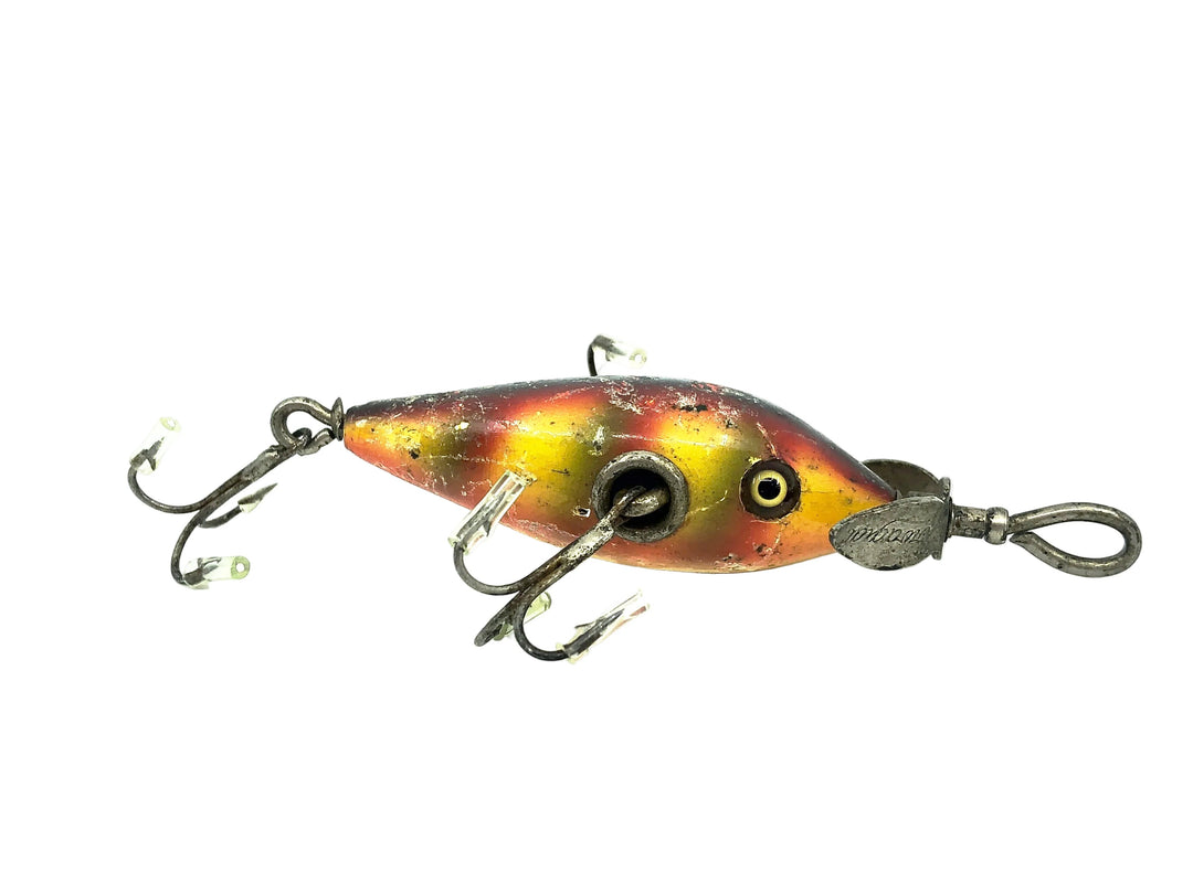 Heddon Dowagiac Minnow No. 20 Series, 9A Yellow Perch (Bar Perch) Color