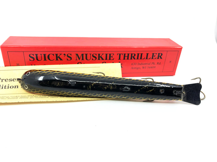 Suick Muskie Thriller Special Edition SIGNED, Wild Sucker Color New in Box