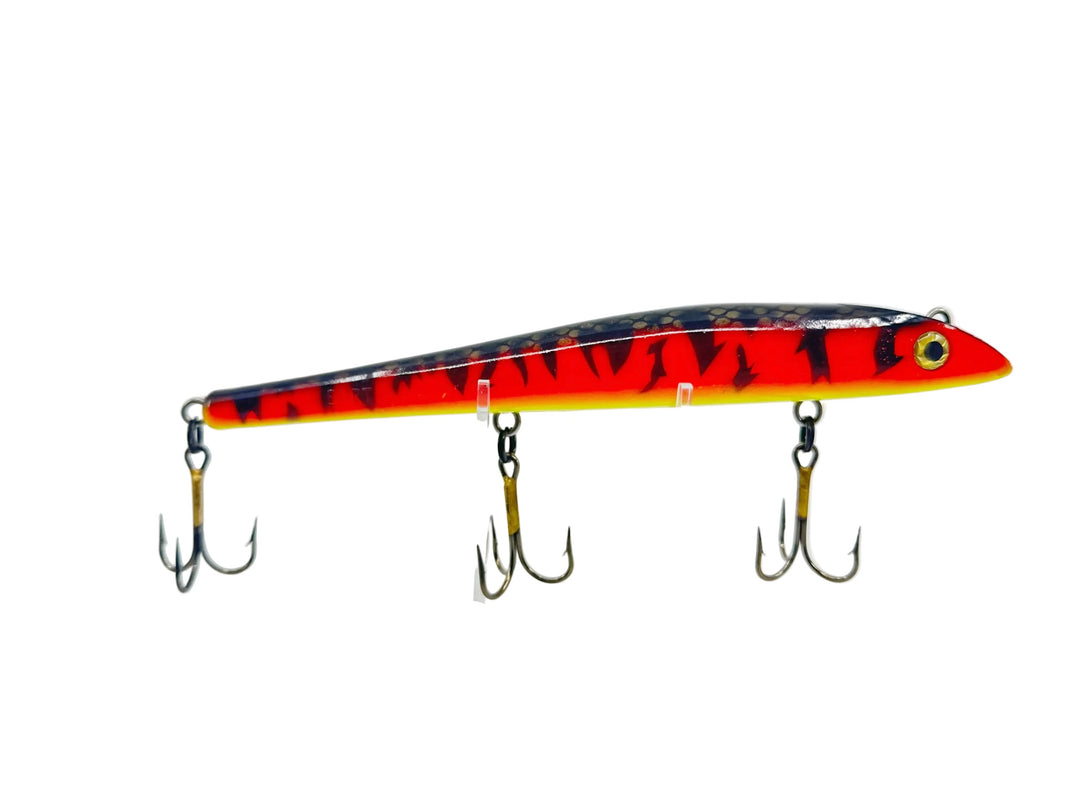 Musky Mania Shallow Burt 9", #53 Fire Belly Color