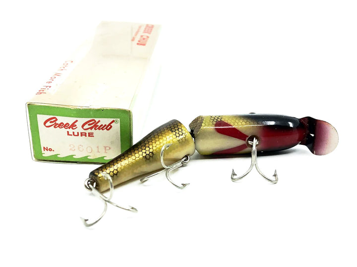 Creek Chub 2600 Jointed Pikie in Perch Color 2601 with Box-Plastic Version