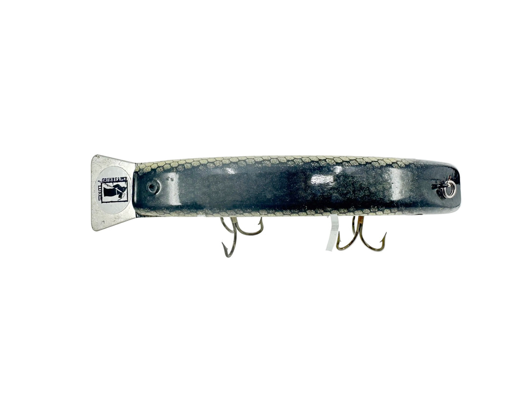 Grim Reaper Musky Bait "The Sickle", Black/Silver Scale Color