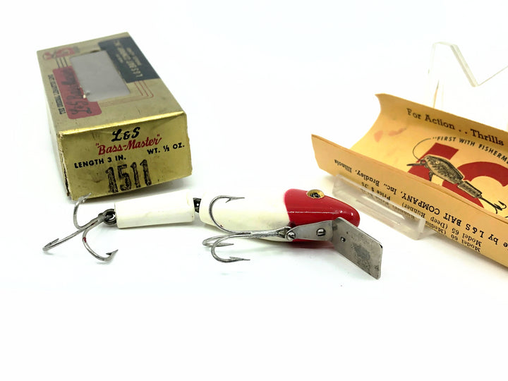 L & S Bass Master 1511 Model, Red White Color w/Box