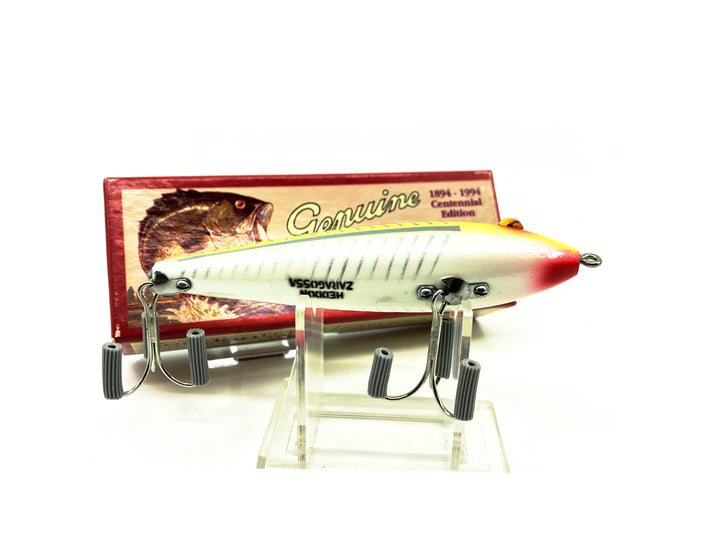 Heddon Centennial Edition Wood Zaragossa New in Box NO. X6500W-XRY - Yellow Shore Color