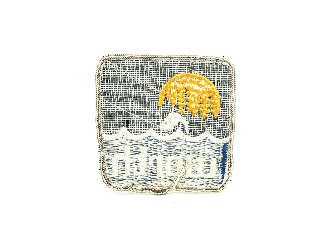 Worth Vintage Fishing Patch - Dark Blue Water
