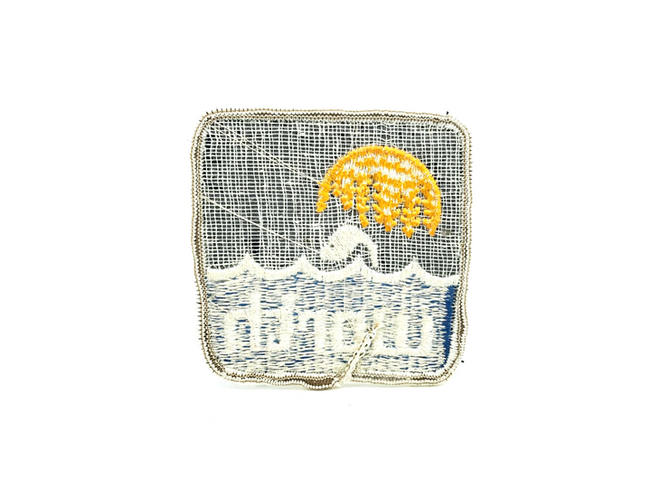 Worth Vintage Fishing Patch - Dark Blue Water