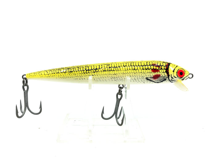 Cotton Cordell Jointed Red Fin Series C09, Yellow Scale Color