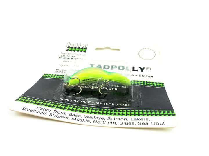 Heddon 0990 Tiny Clatter Tad Tadpolly Spook, FY Chartreuse Mullet Color