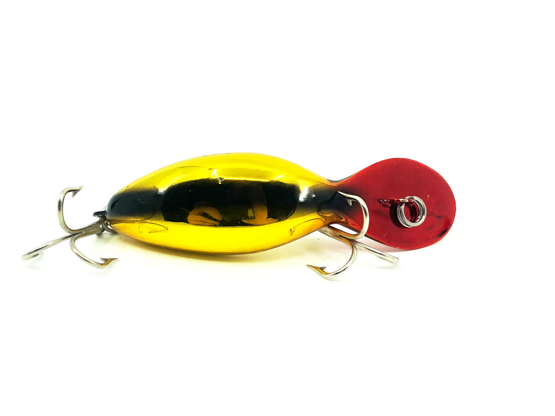 Heddon Tadpolly, NGBR Gold Black Back/Red Head Color
