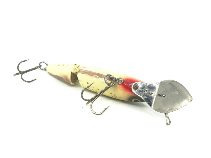 Jointed Wooden 5" Jointed Musky Bait, Silver Flitter Color