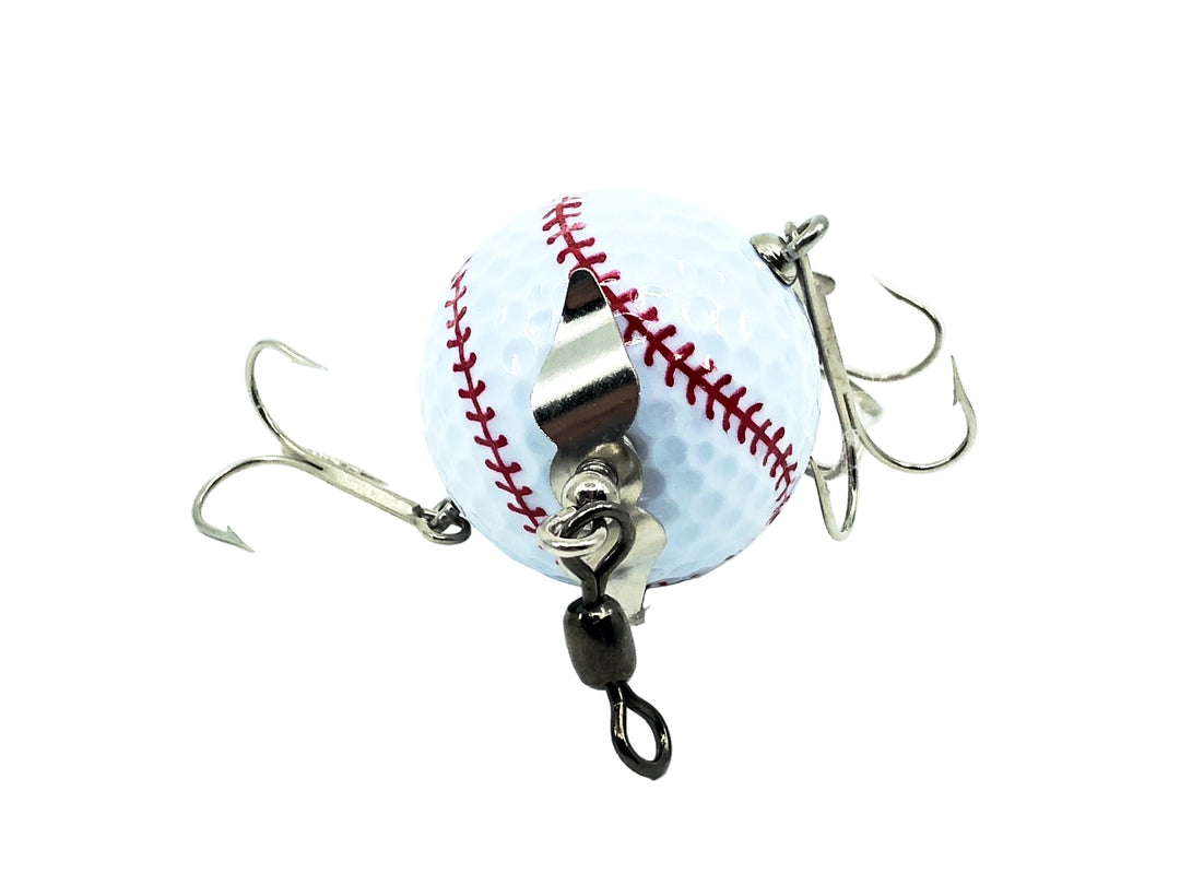 Musky Dan (XXX Lures) Golfer Lure, Baseball Color