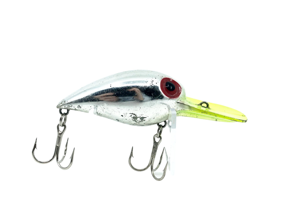 Storm Magnum Wiggle Wart AV132, Metallic Silver/Chartreuse River Color