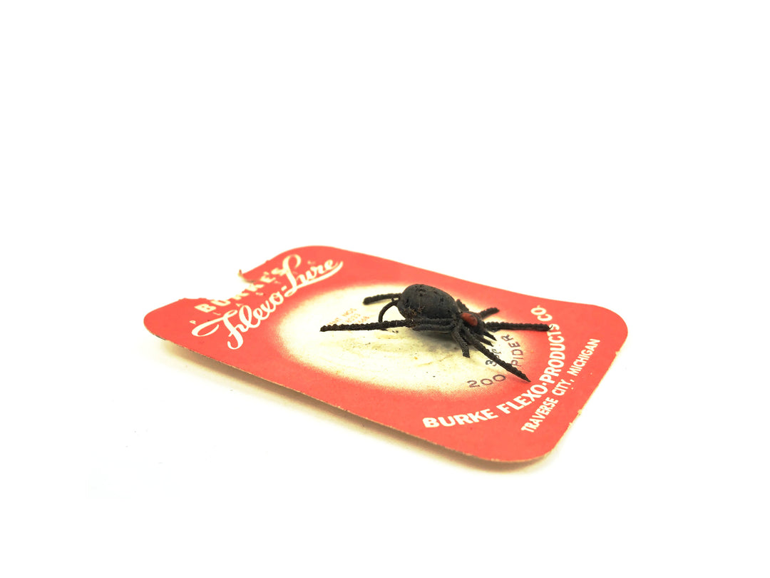 Burke No.200 Floating Panfish Spider, Black Color on Card