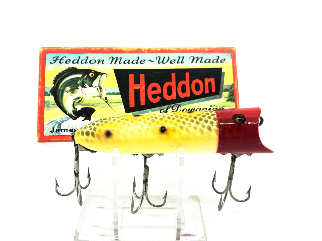 Heddon Lucky 13, JRH Frog Scale/Red Head Color with Box