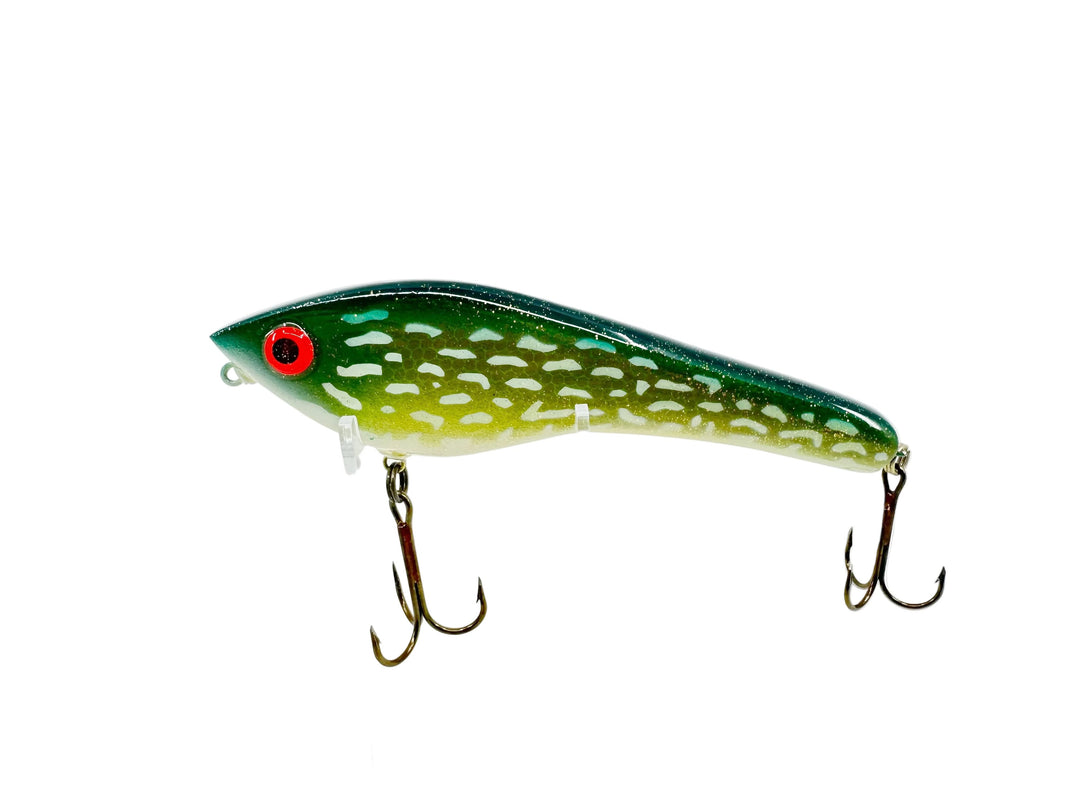 6" Musky Glide Bait, Pike Color