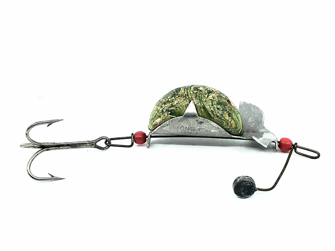 Biff Bait Bassey Biff Surface Single Wobbler, No.777 Green/White