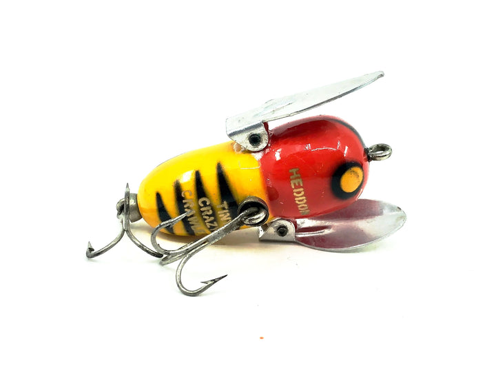 Heddon Tiny Crazy Crawler, YRH Yellow Hornet Color