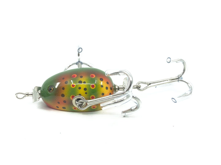 Musky Dan (XXX Lures) Kent Frog, Brook Trout Color