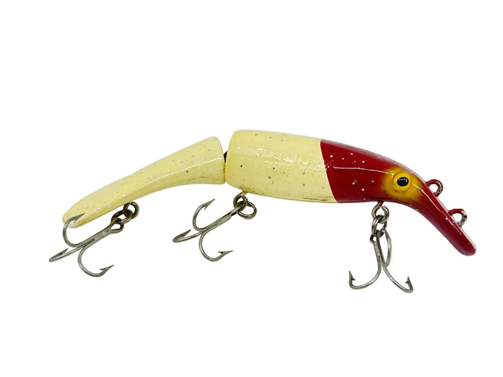 Homer Le Blanc Jointed Swim Whizz, Red/White/Flitter Color