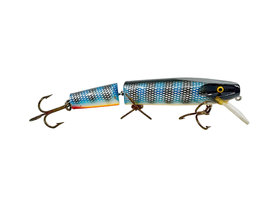 Wiley Jointed Musky Killer 6", Blue Scale/Black Ribs Color