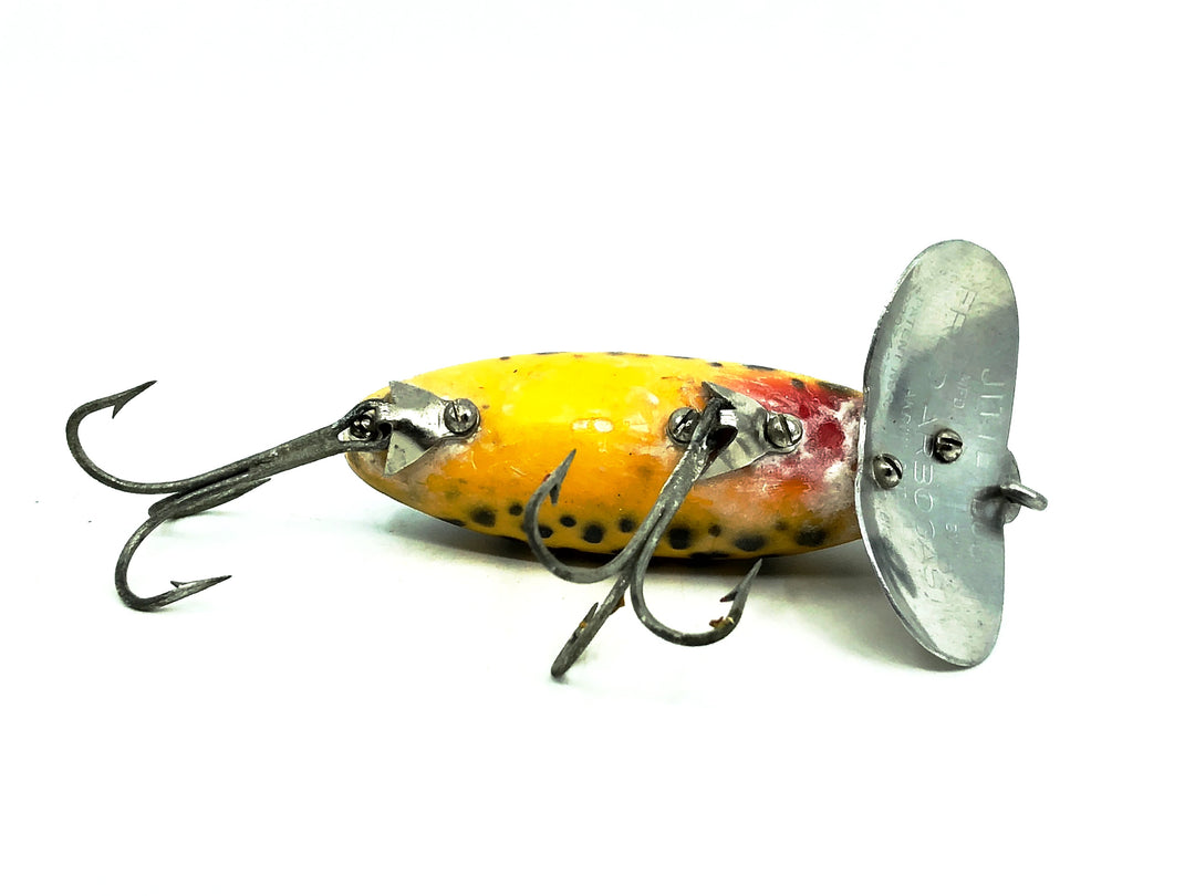 Arbogast Jitterbug 5/8oz, Yellow Coachdog Color