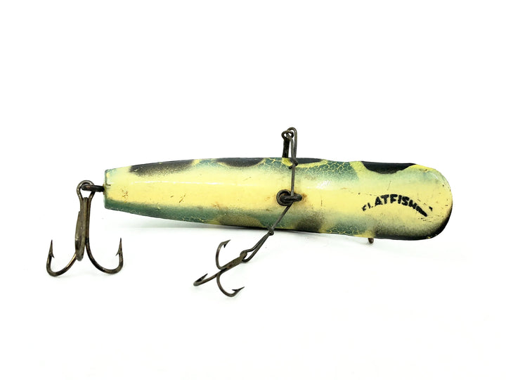 Helin Flatfish T4, FR Frog Color - Vintage Plastic, Great Condition!