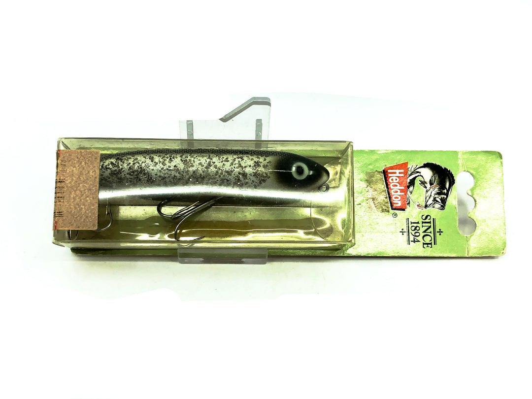 Heddon Zara Spook, SS Silver Flitter Color on Card