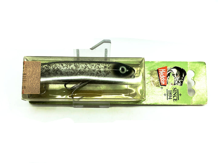 Heddon Zara Spook, SS Silver Flitter Color on Card