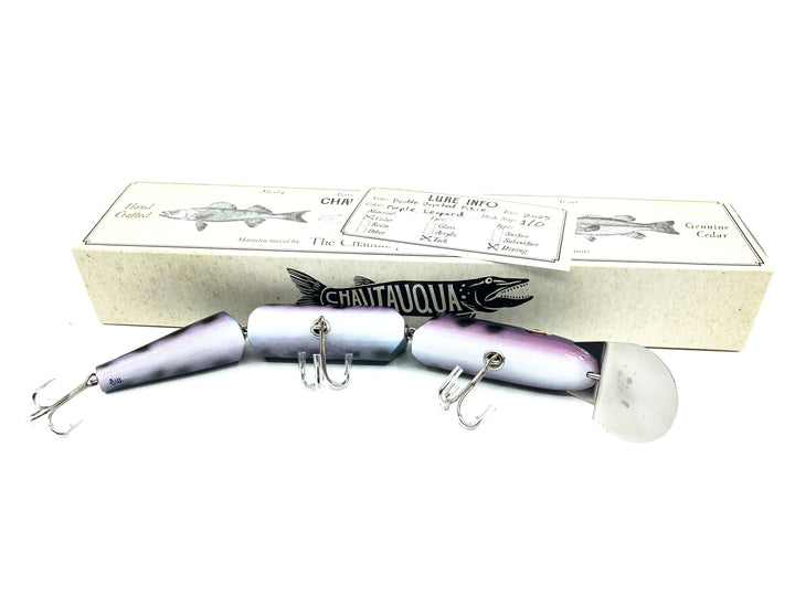 Chautauqua Double Jointed Pikie, Purple Leopard Color