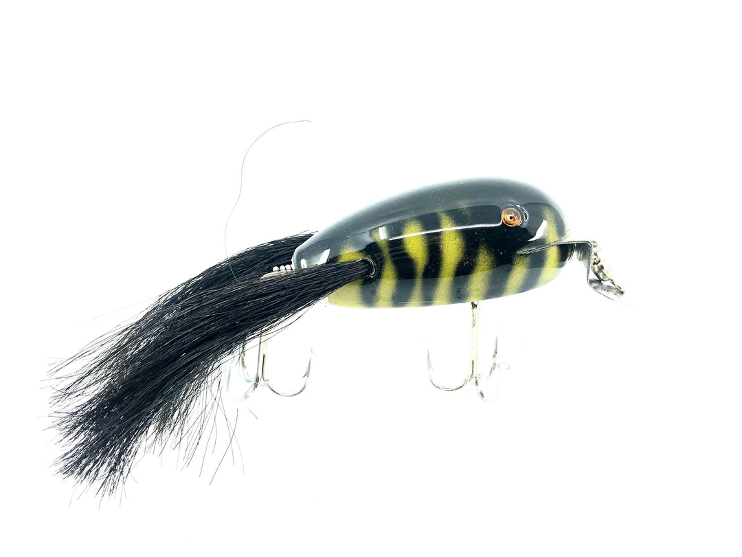 Musky Dan (XXX Lures) Husky Dingbat, Yellow/Black Ribs Color