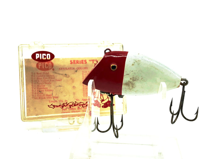 PICO Perch, White/Red Color with Box