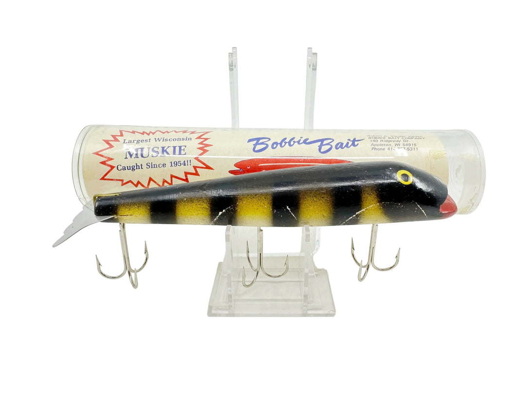 Bobbie Bait 8" Jerk Bait, Perch Color w/Tube