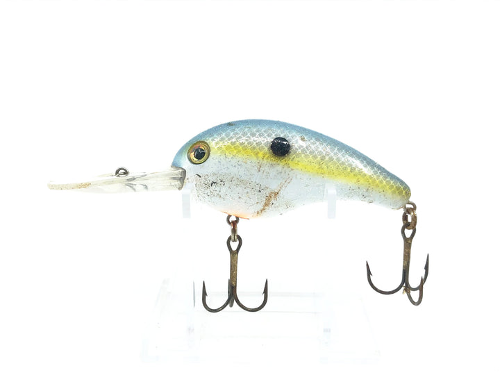 Strike King Pro Model 5XD Crankbait, Silver Flitter/Chartreuse Color- Vintage Model