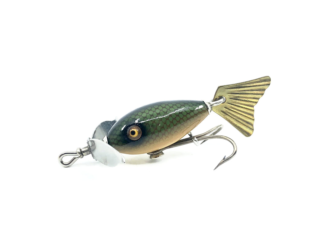 Macatawa Bait Co. Salesman Sample Set, Flyrod Wagtail Minnows - Signed