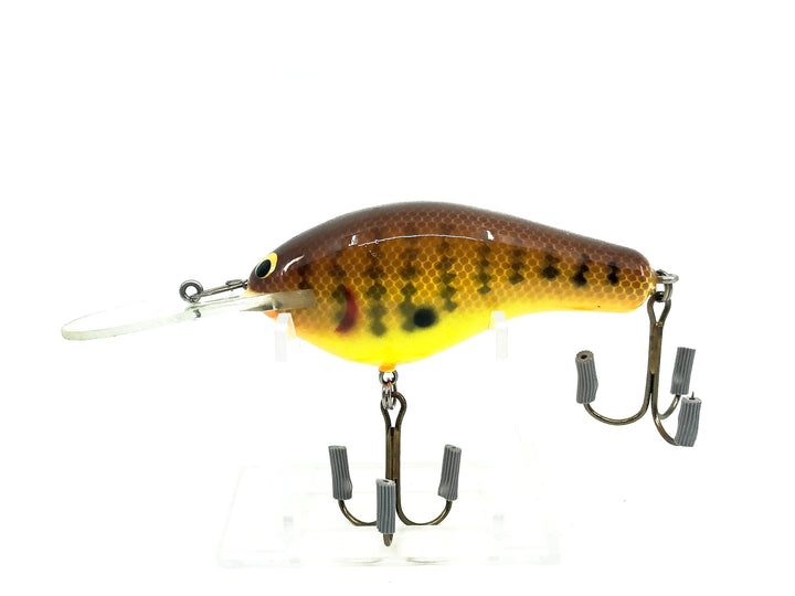 Bagley Diving B3 DB3-DC9, Dark Crayfish on Chartreuse Color