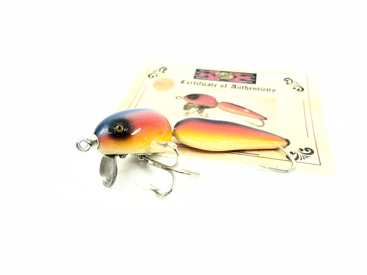 Musky Dan (XXX Lures) Tadpole, Rainbow w/COA