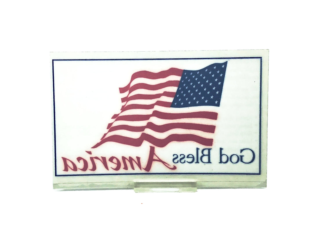 God Bless America Window Sticker