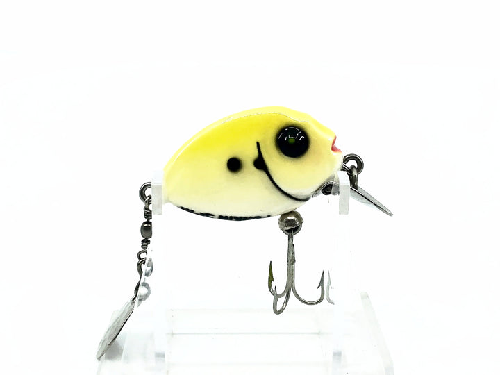 Heddon Punkin Spin 382 YPR Yellow Back Pearl Belly Color