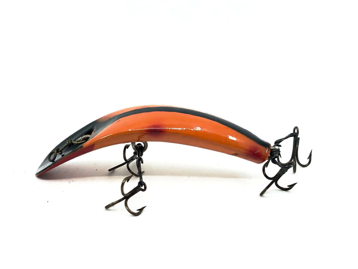 Helin Flatfish T4, OB Orange Black Stripe Color - Wooden, Great Condition
