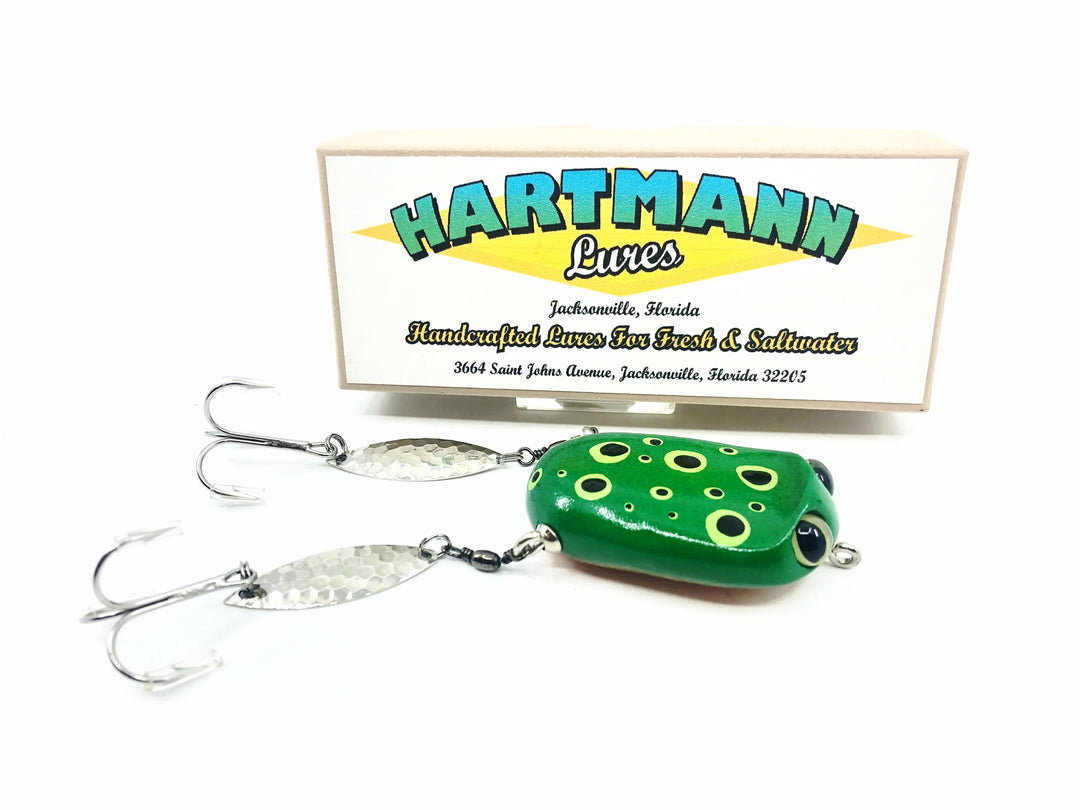 Adam Hartmann Lures, Spin Top Frog Lure w/Box