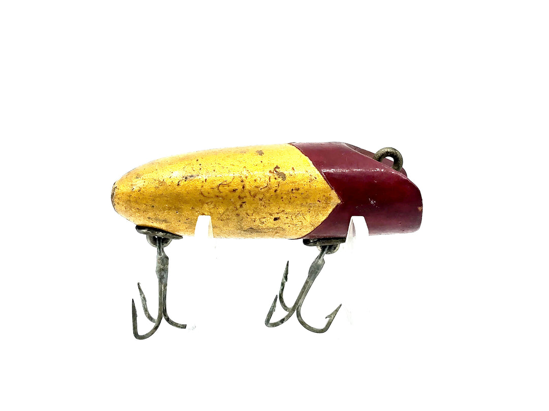 South Bend Midge-Oreno Repainted, Red/Gold Color